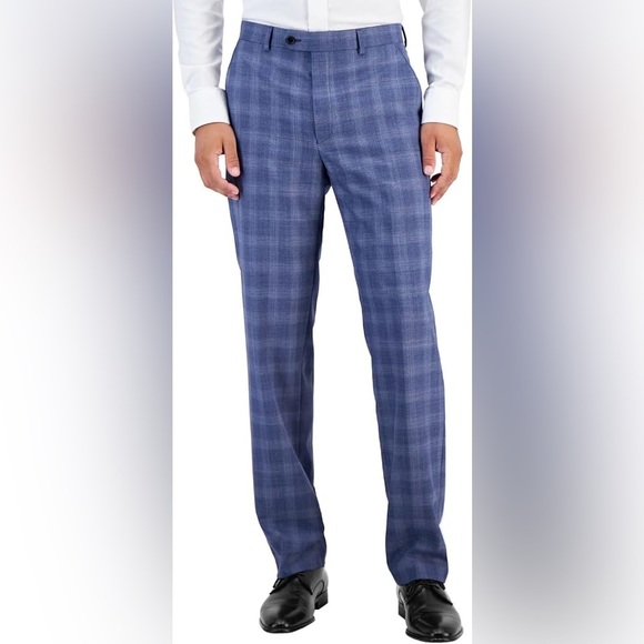 Lauren Ralph Lauren Men's Edgewood Plaid Classic Fit Suit Pants Wool Blend - Picture 1 of 9